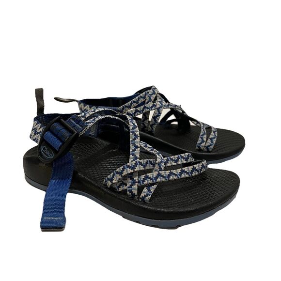 Chaco ZX/1 EcoTread Outdoor Strappy Sandals Blue J180071 Youth Size 2 - Picture 1 of 10